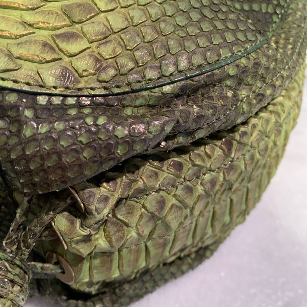 Donna Karen Python Handbag - image 8